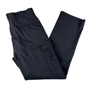 Elbeco Pants Mens 42 R TekTwill Cargo ComfortStretch Water Resistant Unhemmed